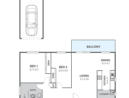 3/9-11 George Street, Mortdale, St George, 2房, 1浴, Apartment
