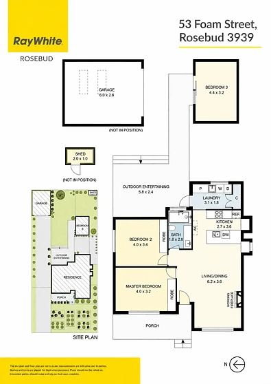 53 Foam Street, Rosebud, VIC 3939, 3 rūma, 1 rūma horoi, House