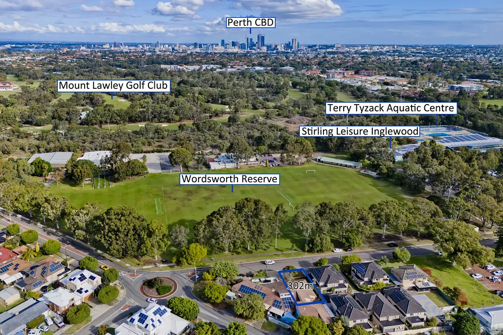 Yokine 3ห้องนอน INGLEWOOD BORDER - OPPOSITE PARKLAND!