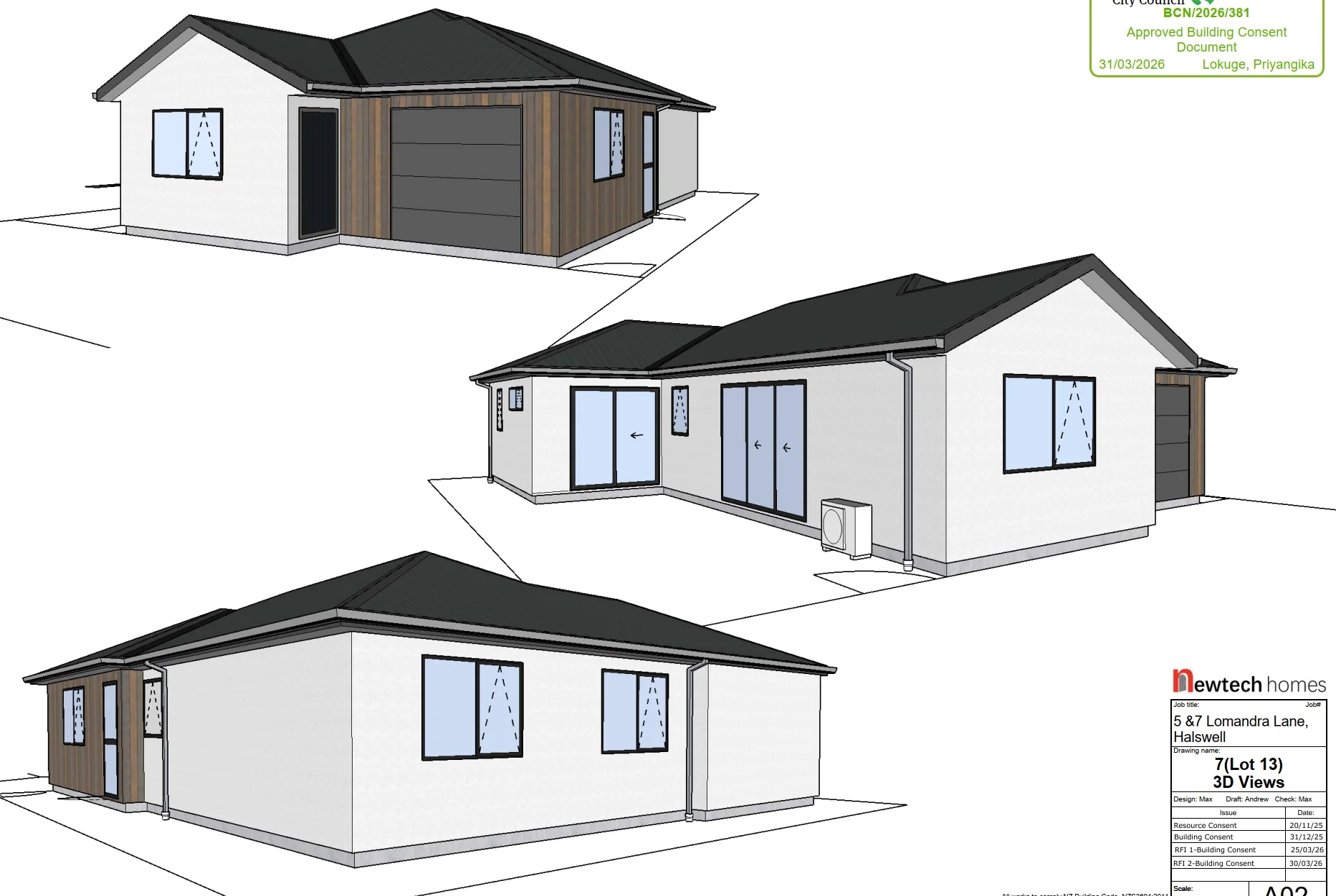 Halswell 3બેડરૂમ Brand New 3 Bed in Halswell