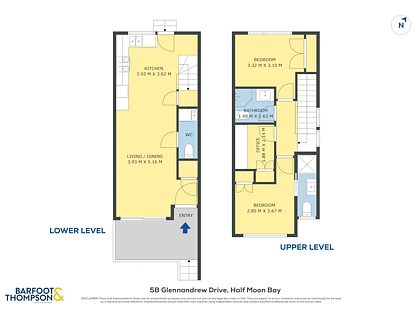 5B Glennandrew Drive, Half Moon Bay, Manukau City, 3 Kuwarto, 2 Banyo, Townhouse