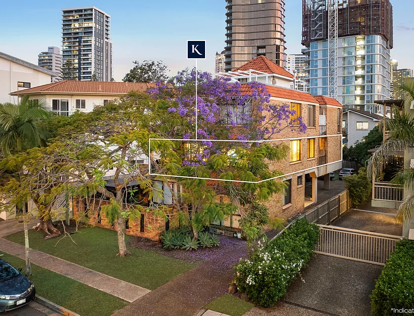 2/6 St Kilda Avenue, Broadbeach, Gold Coast, 3 Bedrooms, 2 Bathrooms, Apartment