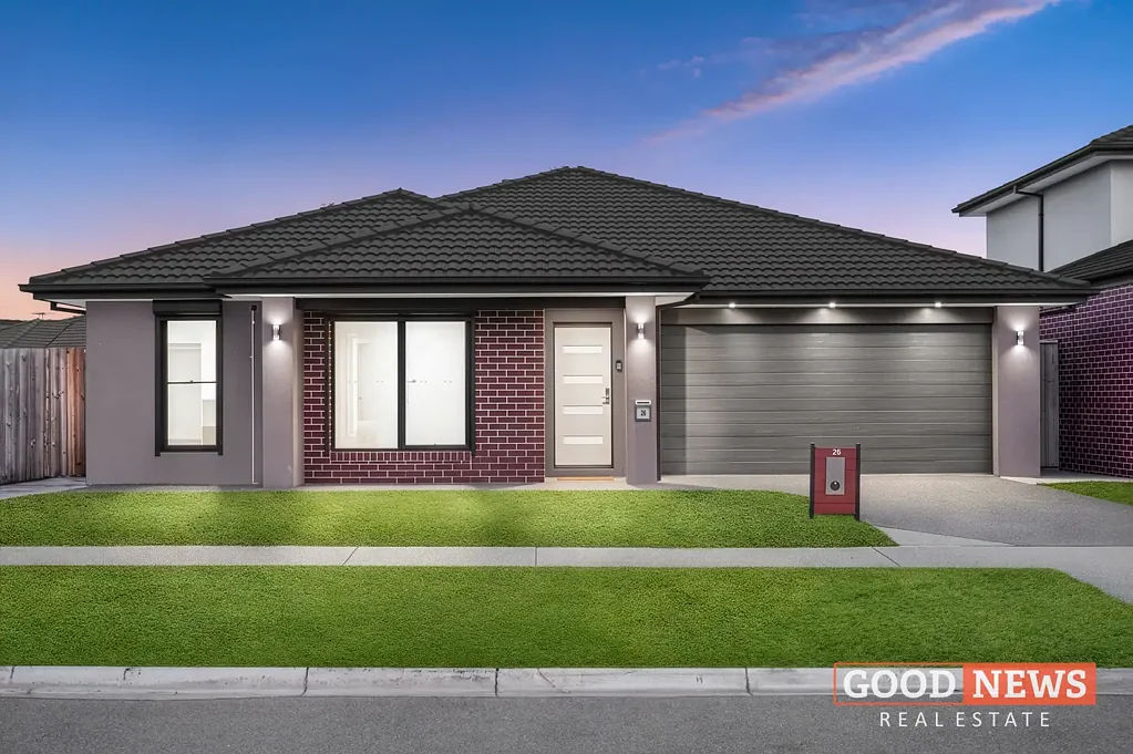 Werribee 4房 2019年现代住宅 4卧带主套房 双车库 374㎡地块 开放式厨餐区 私密街角位置 Perfect Family home !!!