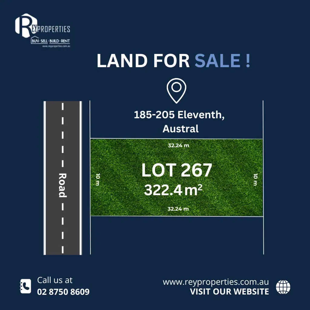Austral 尊贵地段 交通便利 名校环绕 生活便捷 投资良机 尽在掌握 LAND FOR SALE | Austral