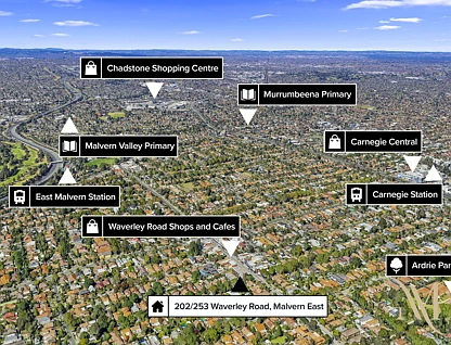 202/253 Waverley Road, Malvern East, Inner East Melbourne, 1 chambres, 1 salles de bain, Apartment