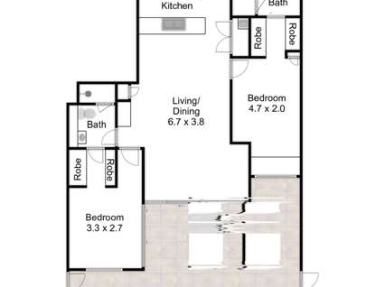 1208/4 Hubert Street, Woolloongabba, QLD 4102, 2 Bedrooms, 2 Bathrooms, Apartment