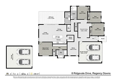 8 Ridgevale Drive, Regency Downs, QLD 4341, 4 chambres, 2 salles de bain, House