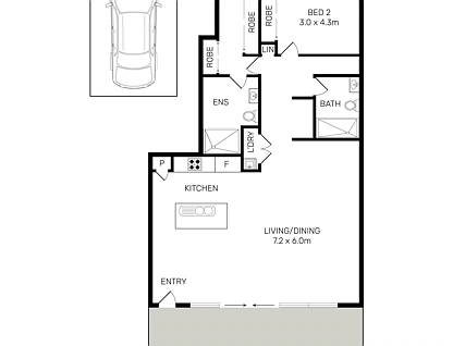 117/850 Bourke Street, Waterloo, Eastern Suburbs, 2房, 2浴, Apartment