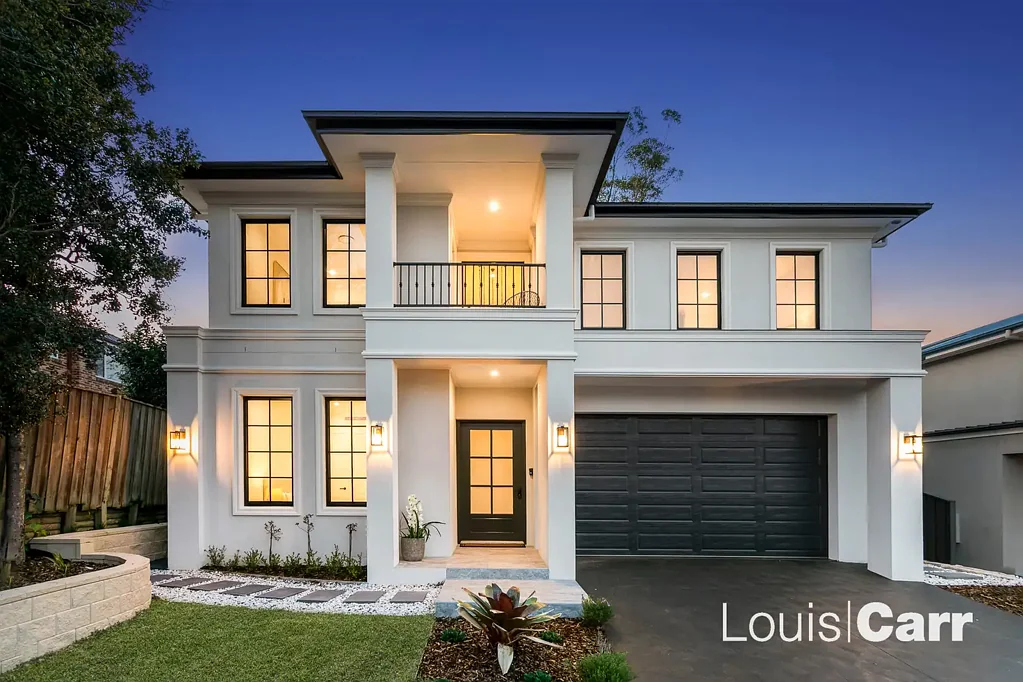 West Pennant Hills 5ਬੈੱਡਰੂਮ Brand New Luxe French Provincial: Sunny North to Rear, Multi Generational Residence
