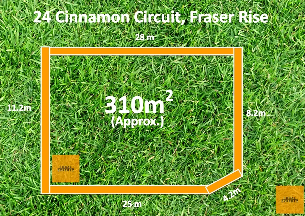 Fraser Rise 增长最快社区 310平米地块 宁静家庭街道 靠近学校公园 购物交通便捷 Attention Custom Builders & First Home Buyers – Opportunity Awaits.