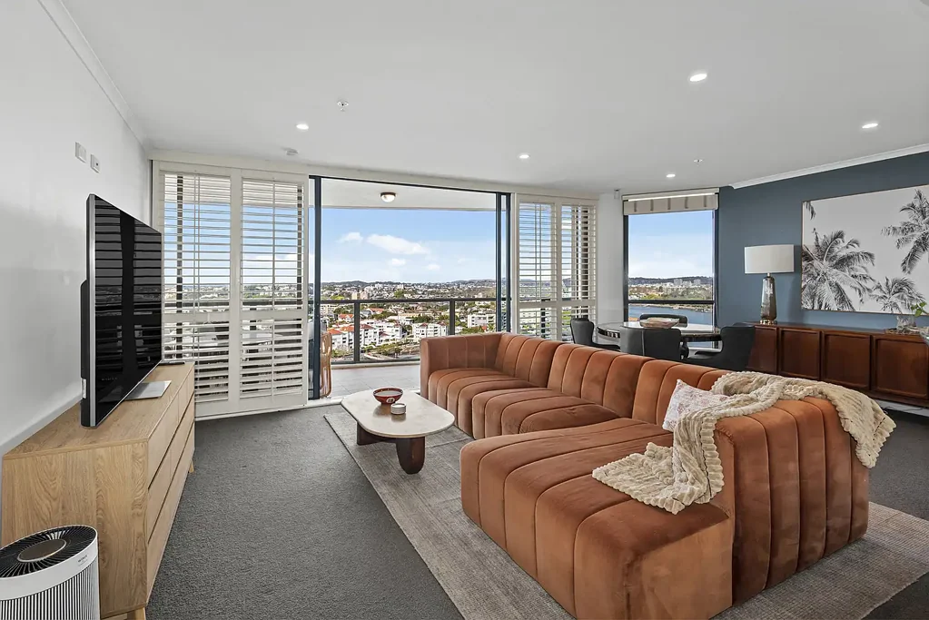 Kangaroo Point 2غرفة نوم Super sized with stunning views