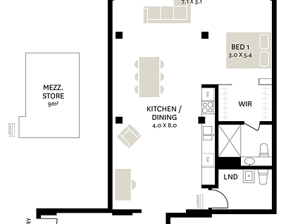 202/181 Lawson Street, Darlington, Sydney CBD, 1 Schlafzimmer, 1 Badezimmer, Apartment