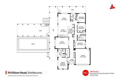 79 Ellison Road, Shelbourne, VIC 3515, 4房, 2浴, House