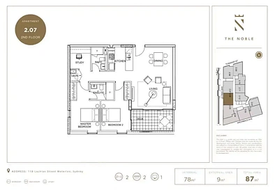 207/3 Sam Sing Street, Waterloo, NSW 2017, 2 Bedrooms, 2 Bathrooms, Apartment