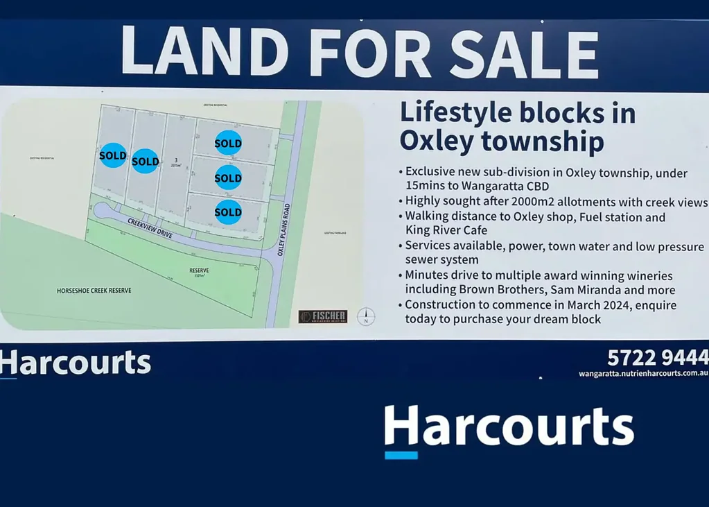 Oxley Lifestyle block in Oxley township