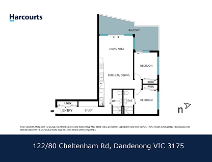 122/80 Cheltenham Road, Dandenong, South East Melbourne, 2 Bedrooms, 2 Bathrooms, Apartment