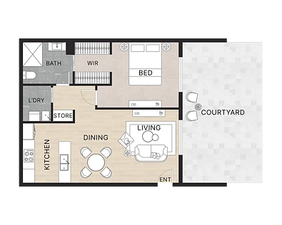 15/2 Serventy Street, Wright, ACT 2611, 1 slaapkamers, 1 badkamers, Apartment