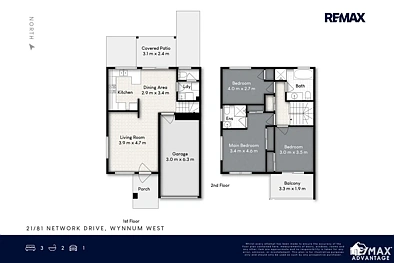 21/81 Network Dve, Wynnum West, QLD 4178, 3 slaapkamers, 2 badkamers, Townhouse