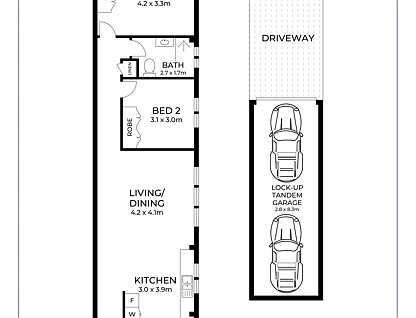 5/21 Prospect Road, Summer Hill, Inner West, 2 રૂમ, 1 બાથરૂમ, Apartment