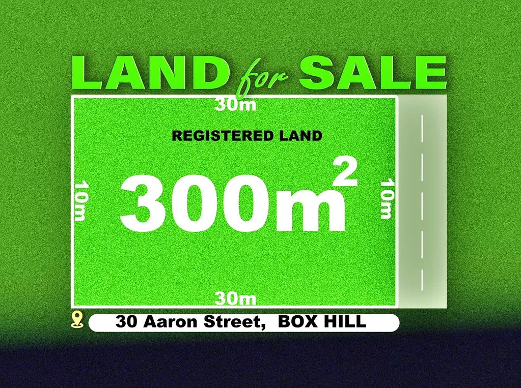 Box Hill REGISTERED LAND READY TO BUILD YOUR DREAM HOME..!!