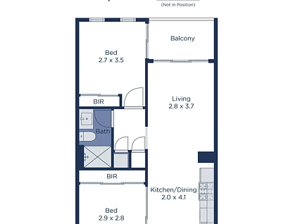 102/200 Lygon Street, Brunswick East, VIC 3057, 2 ਕਮਰੇ, 1 ਬਾਥਰੂਮ, Apartment