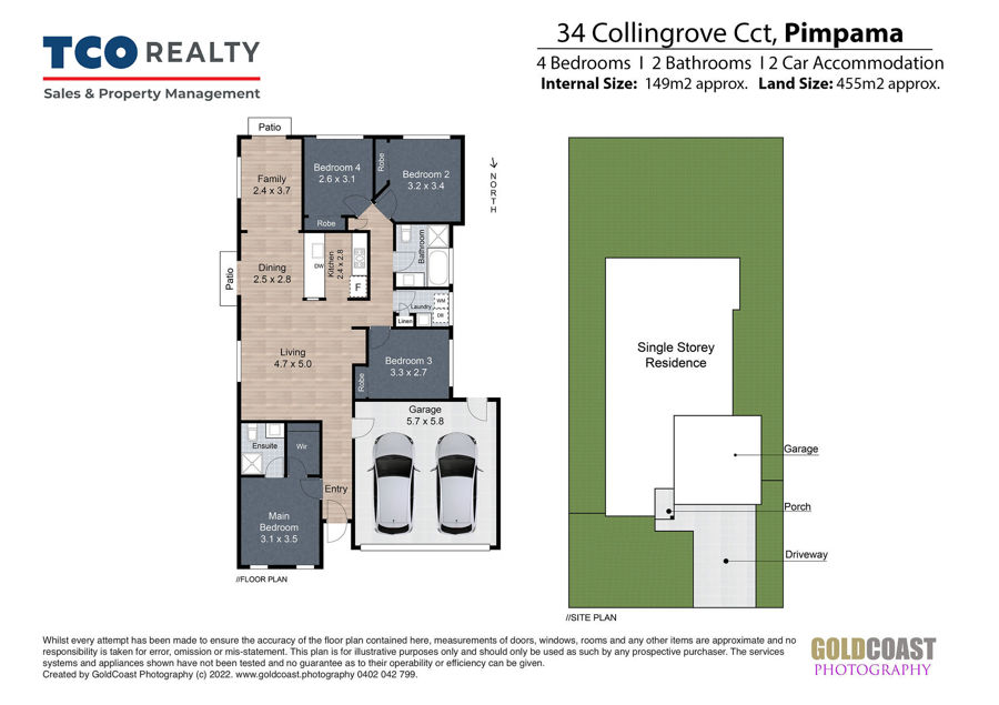 34 COLLINGROVE CCT, PIMPAMA QLD 4209, 0部屋, 0バスルーム, House