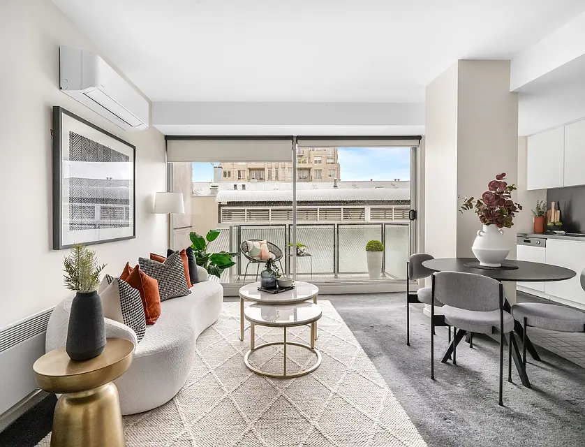 402M/201 Powlett Street, East Melbourne, Melbourne CBD, 1 ਕਮਰੇ, 1 ਬਾਥਰੂਮ, Apartment