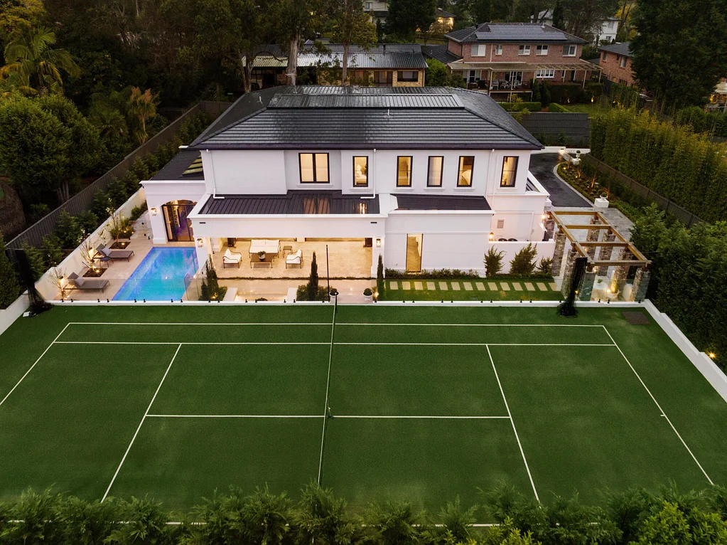 Turramurra 5Phòng ngủ Incomparable brand-new luxury with tennis court