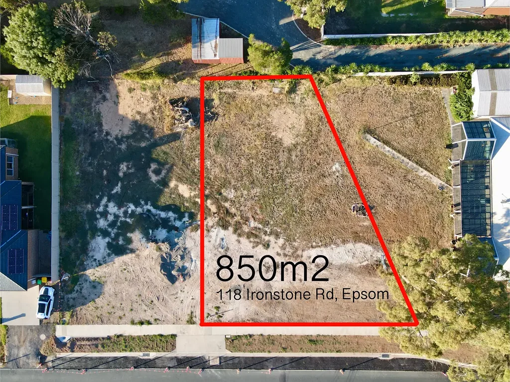 Epsom Prime 850m2 fully fenced allotment in Epsom