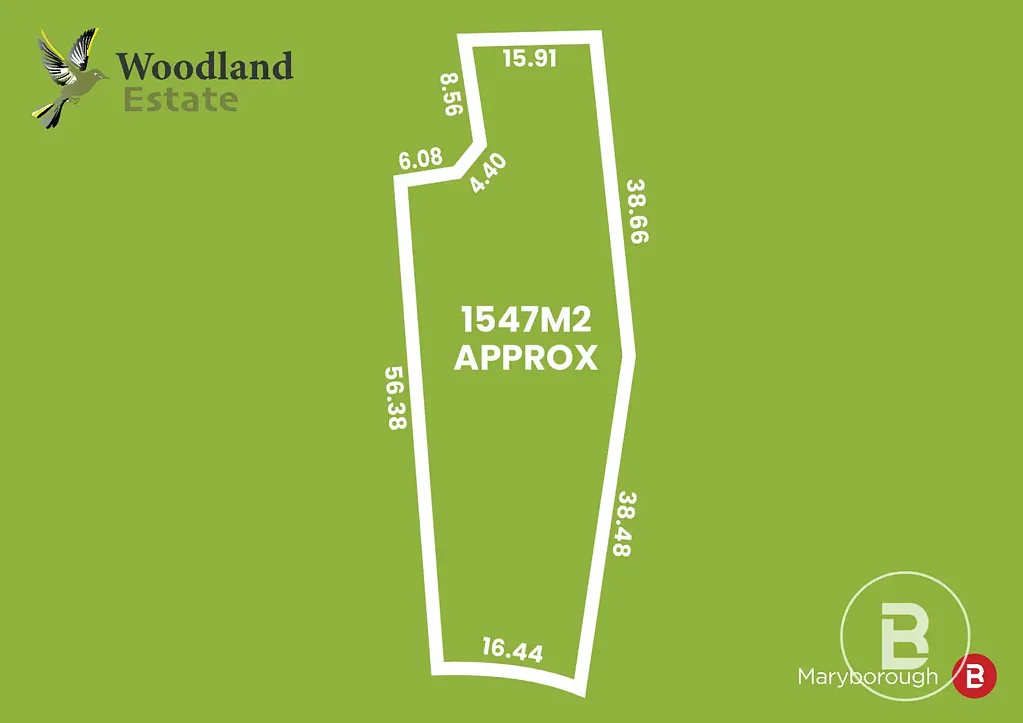 Maryborough LOT 11 - 1547m2 - WOODLAND ESTATE - VACANT LAND - TITLED