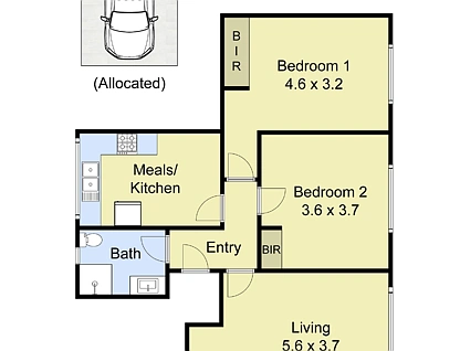 10/44-46 Potter Street, Dandenong, South East Melbourne, 2 Kuwarto, 1 Banyo, Apartment