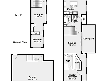 27A Hornby Street, Brighton East, Bayside, 3房, 2浴, Townhouse
