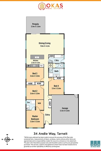34 Andie Way, Tarneit, VIC 3029, 4房, 2浴, House