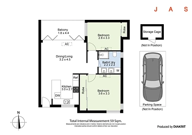 4/42 Whitehall Street, Footscray, VIC 3011, 2房, 1浴, Unit