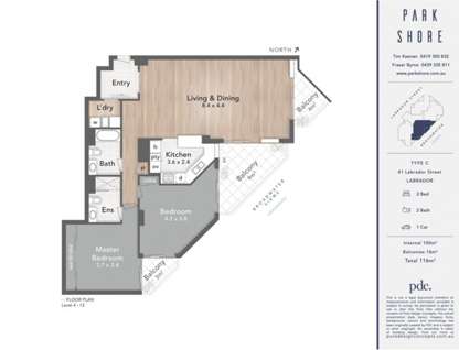 1403/41 Labrador Street, Labrador, QLD 4215, 2 Bedrooms, 2 Bathrooms, Apartment