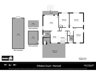 户型图 - 3 Robert Street, Morwell, VIC 3840