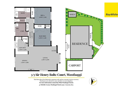 3/5 Sir Henry Bolte Court, Wonthaggi, Traralagon , 2 rūma, 1 rūma horoi, Unit