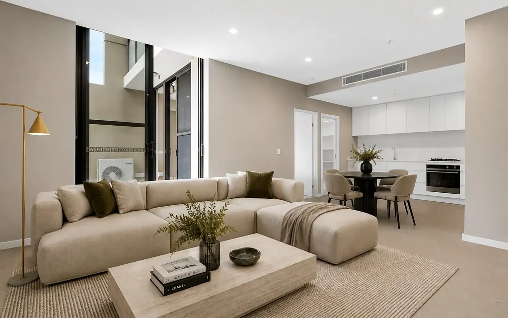 Luxuriously Designed, Near New, Sun-Kissed And Expansive, Executive Style Two Bedroom, Two Bathroom Garden Courtyard Apartment