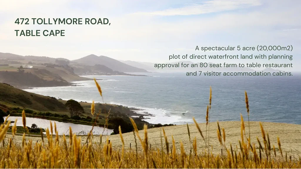 Table Cape Once in a Lifetime Coastal Development