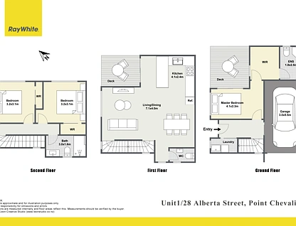 1/28 Alberta Street, Point Chevalier, Auckland City, Auckland, 3房, 2浴, 城市屋