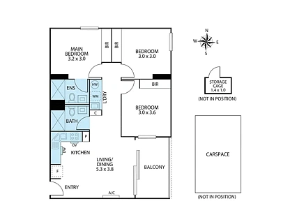 107e/26 Copernicus Crescent, Bundoora, VIC 3083, 3房, 2浴, 公寓