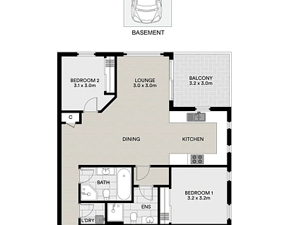 22/20 College Crescent, Hornsby, Upper North Shore, 2 Schlafzimmer, 2 Badezimmer, Apartment