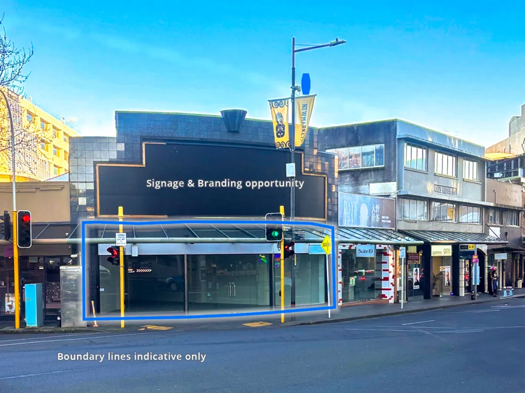 Remuera High exposure Newmarket retail space