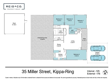 फ्लोर प्लान - 35 Miller Street, Kippa-Ring, QLD 4021