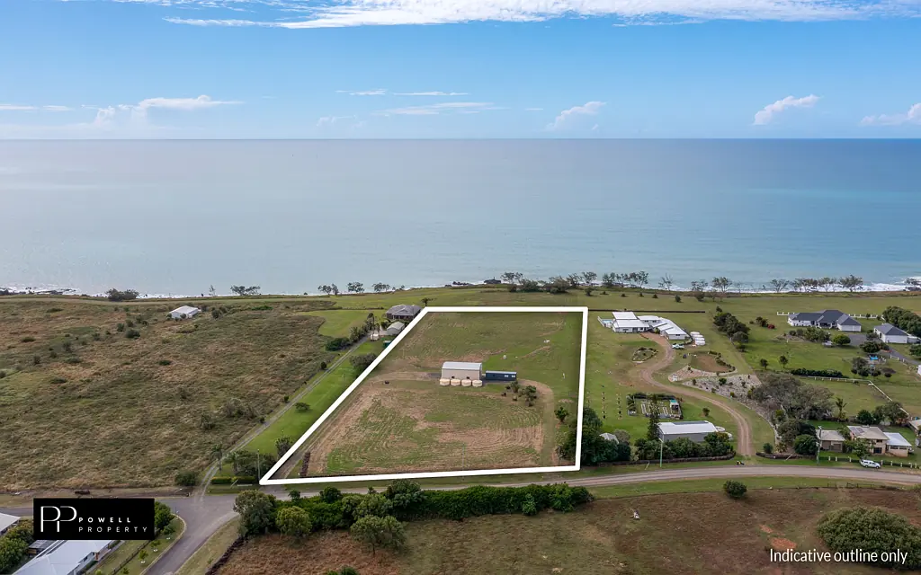 Burnett Heads  5 acres - 90m Ocean frontage - Huge shed - Infrastructure done Ready to Build the Dream Lifestyle