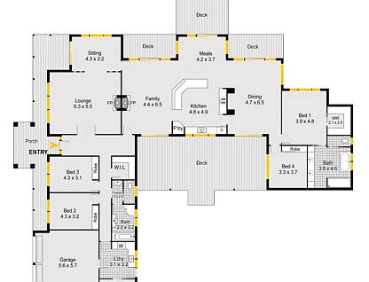 "Long Yard" 2060 Wargeila Road, Laverstock, South Coast, 4 غرف, 2 حمامات, Lifestyle Property