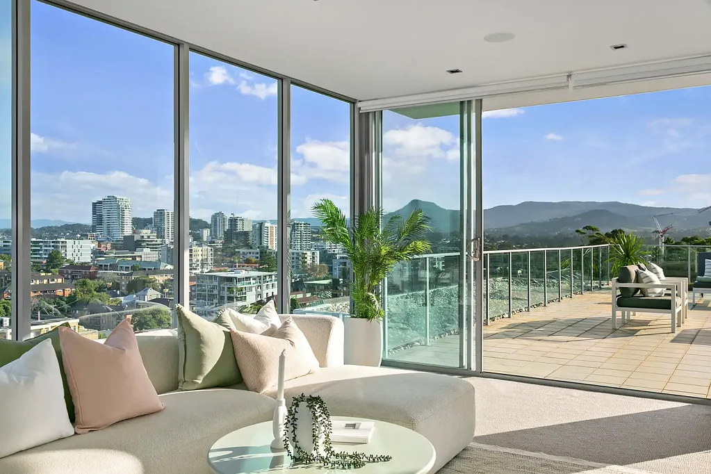 Wollongong 4Zimmer Penthouse oasis wrapped in ocean, city and mountain views