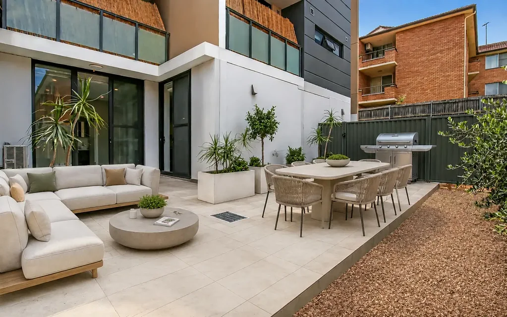 Luxuriously Designed, Near New, Sun-Kissed And Expansive, Executive Style Two Bedroom, Two Bathroom Garden Courtyard Apartment