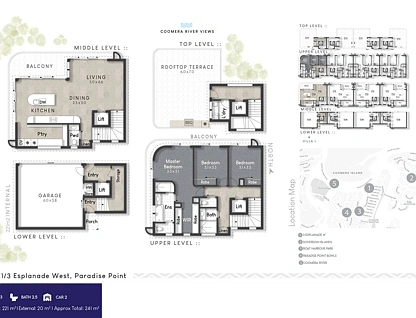 2-4/3 Esplanade West, Paradise Point, Gold Coast, 3房, 2浴, House