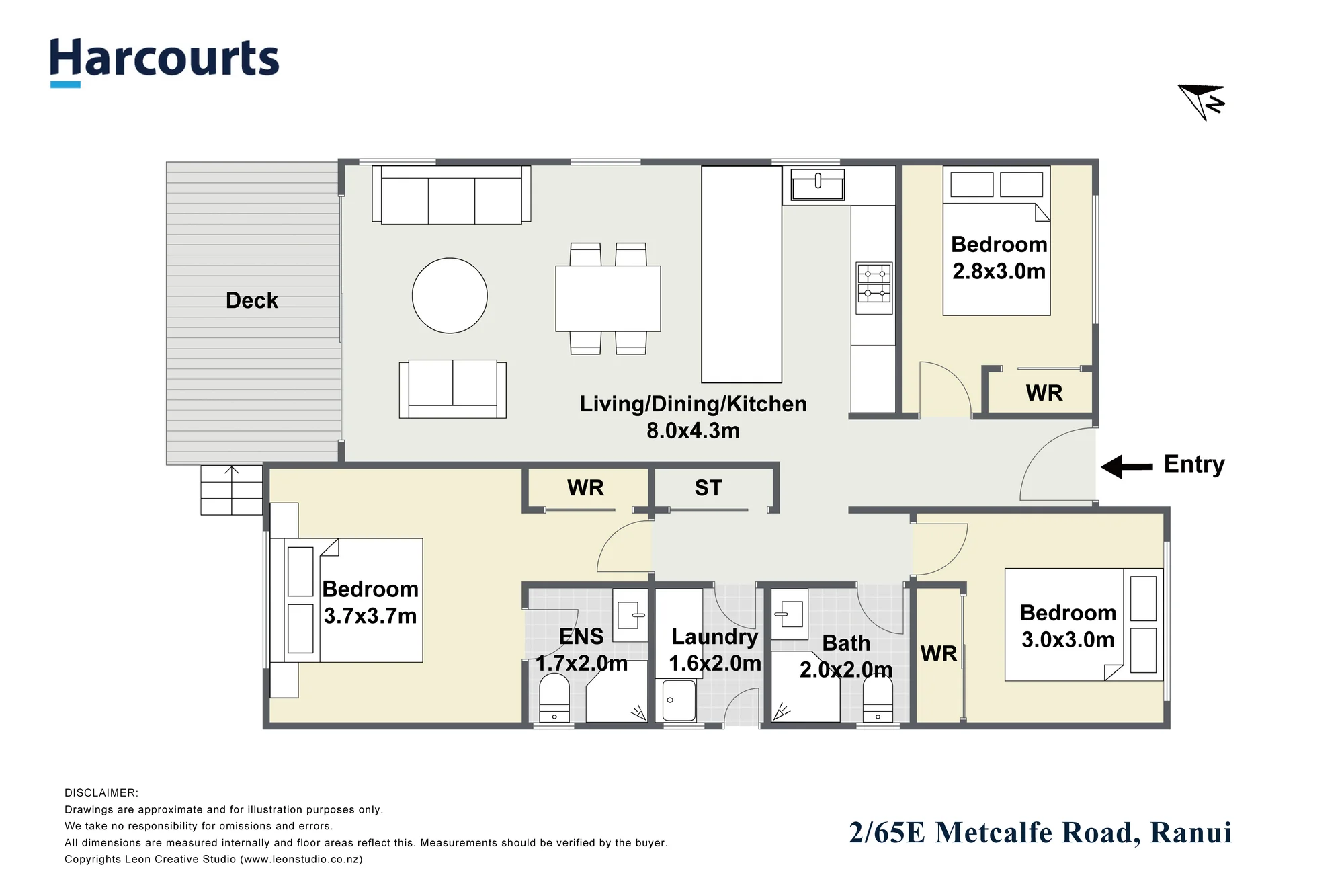 2/65E Metcalfe Road, Ranui, Waitakere City, Auckland, 3 slaapkamers, 2 badkamers, House